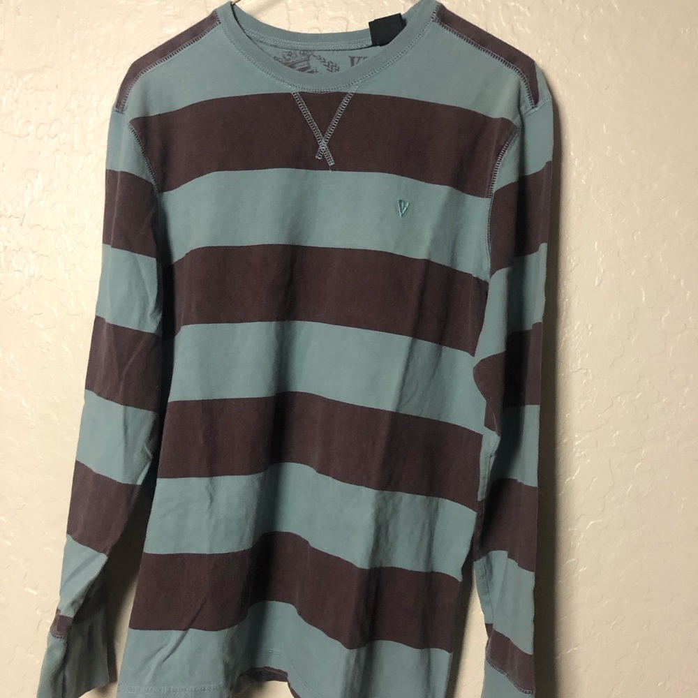 Mens long sleeve striped Tshirt